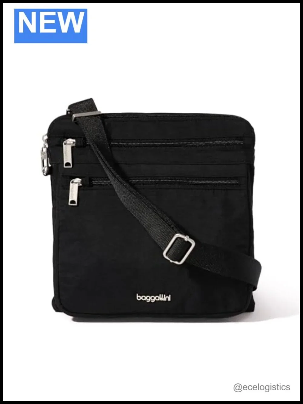 Baggallini Securtex Anti-Theft Large Crossbody - Nylon